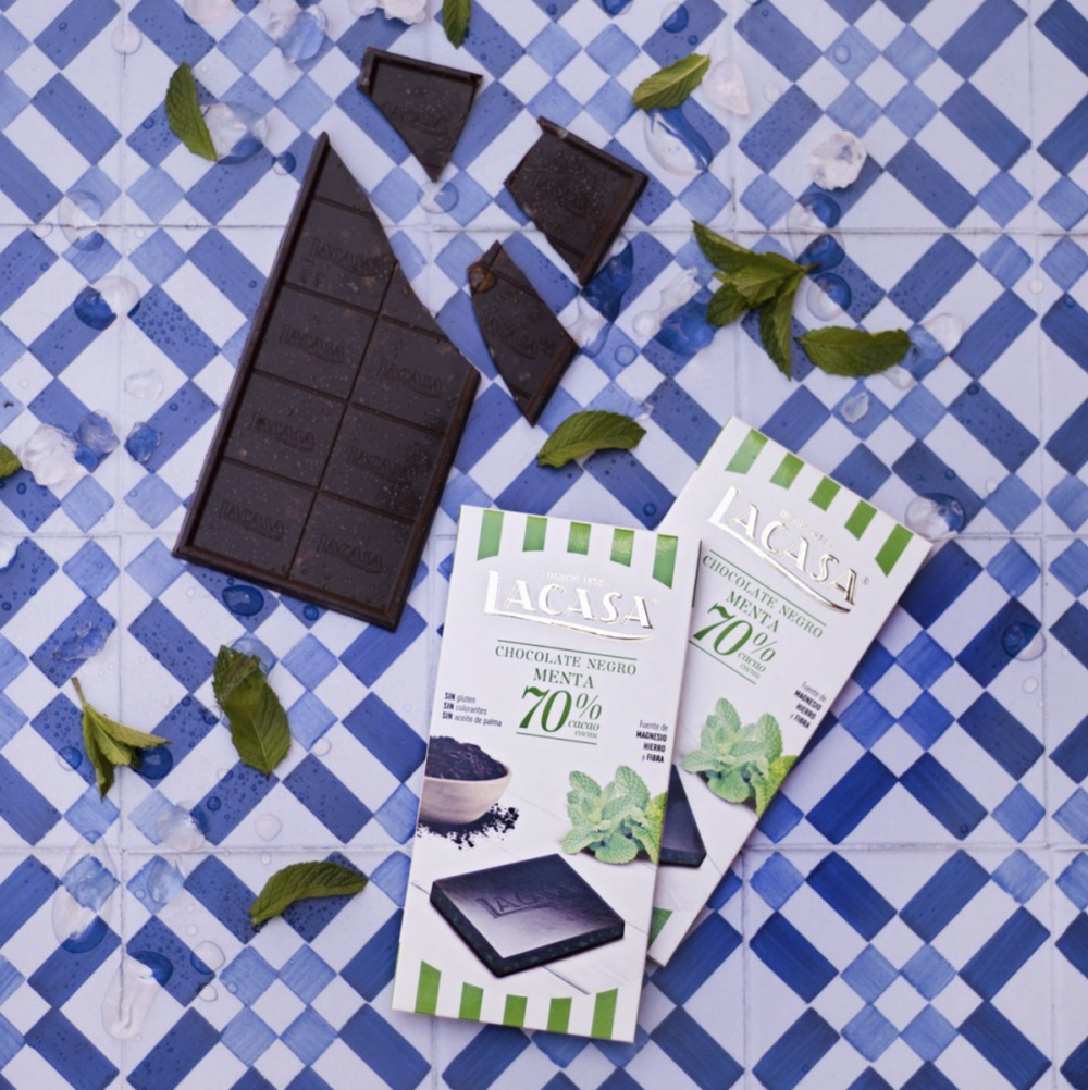 Chocolate Negro Menta 70% Cacao 